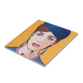 Pop Art - Chrissie Tegeltje (Zijkant)