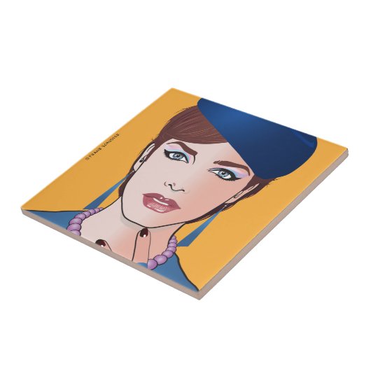 Pop Art - Chrissie Tegeltje (Zijkant)