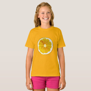 Pop art citrus gele citroenvrucht origineel t-shirt