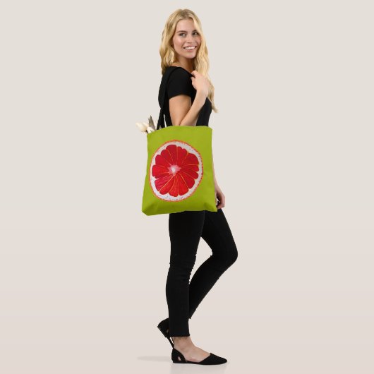 Pop art citrus roze grapefruit original tote bag (Op model)