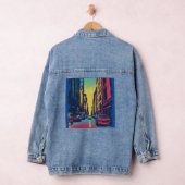 Pop Art City Vibes Denim Jas Jacket (Hangar)