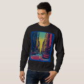 Pop Art City Vibes T-Shirt Sweatshirt (Voorkant volledig)