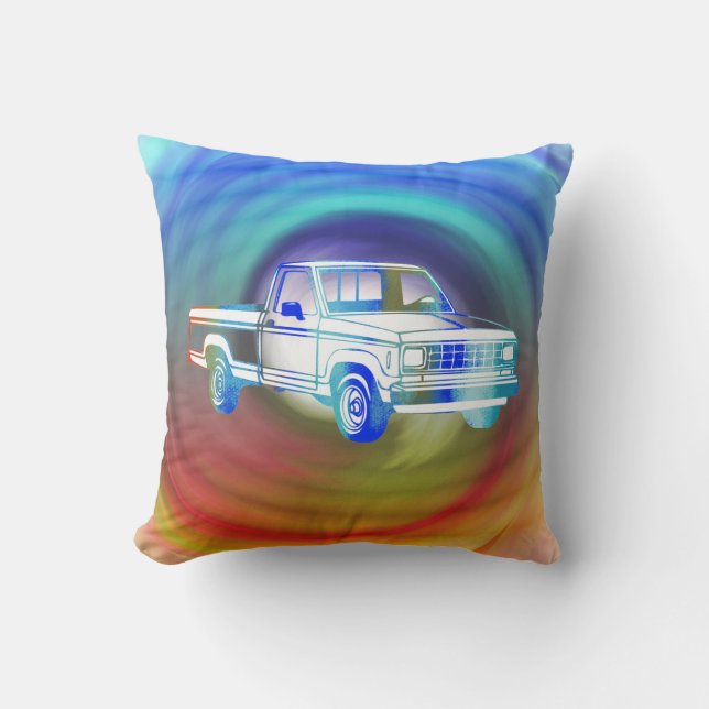 Pop Art Classic Car Kussen (Voorkant)
