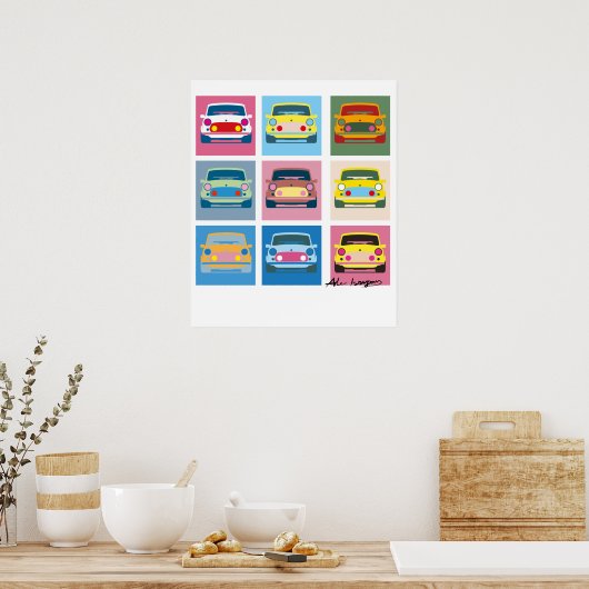 Pop Art Classic Mini Poster (Keuken)