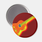 Pop Art Classical Guitar Magneet (Voorkant / Achterkant)