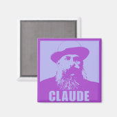 Pop Art Claude Monet | Mod Magneet (Voorkant / Achterkant)