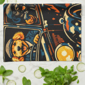 Pop Art Cockapoo gift home decor Theedoek (Gevouwen)