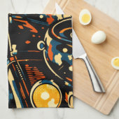 Pop Art Cockapoo gift home decor Theedoek (Quarter Fold)