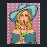 Pop Art Cocktail Chill Acryl Wall Art Acryl Muurkunst<br><div class="desc">Ik heb verschillende versies van deze en andere geweldige Pop Art Women en Mannen op mijn Collecties en onderweg. Ik kan me dit voorstellen in een strakke moderne kamer of bedrijfsgebouw, evenals een meer rustieke omgeving. Zie mijn Kunstcategorie en een aantal van mijn COLLECTIES. IK HOU VAN COLLECTIES! Hartelijk dank...</div>
