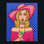 Pop Art Cocktail Chill Acryl Wall Art Acryl Muurkunst<br><div class="desc">Ik heb verschillende versies van deze en andere geweldige Pop Art Women en Mannen op mijn Collecties en onderweg. Ik kan me dit voorstellen in een strakke moderne kamer of bedrijfsgebouw, evenals een meer rustieke omgeving. Zie mijn Kunstcategorie en een aantal van mijn COLLECTIES. IK HOU VAN COLLECTIES! Hartelijk dank...</div>