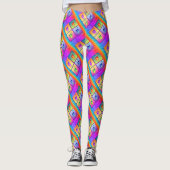 POP ART COCKTAILS LEGGINGS (Voorkant)