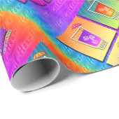Pop Art COCKTAILS WRAPPINGPAPIER Cadeaupapier (Rol Hoek)