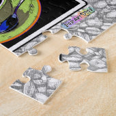 Pop Art Coffee Cups Puzzle Legpuzzel (Zijkant)