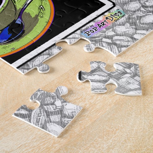 Pop Art Coffee Cups Puzzle Legpuzzel (Zijkant)