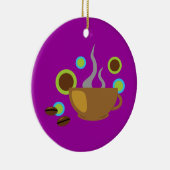 Pop Art Coffee Keramisch Ornament (Rechts)