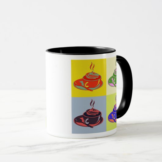 Pop Art Coffee-Mok Mok (Voorkant rechts)