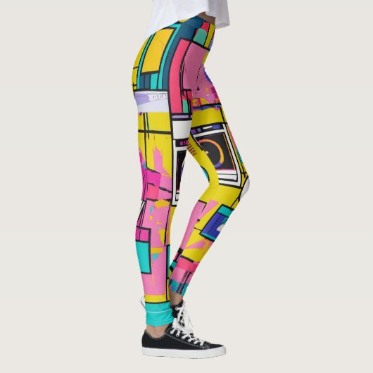 Pop art collage leggings (Rechts)