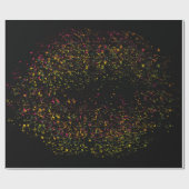 Pop Art Colorful Lips Cadeaupapier (Vlak)