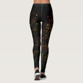 Pop Art Colorful Lips Leggings (Achterkant)