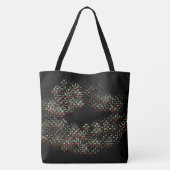 Pop Art Colorful Lips Tote Bag (Achterkant)