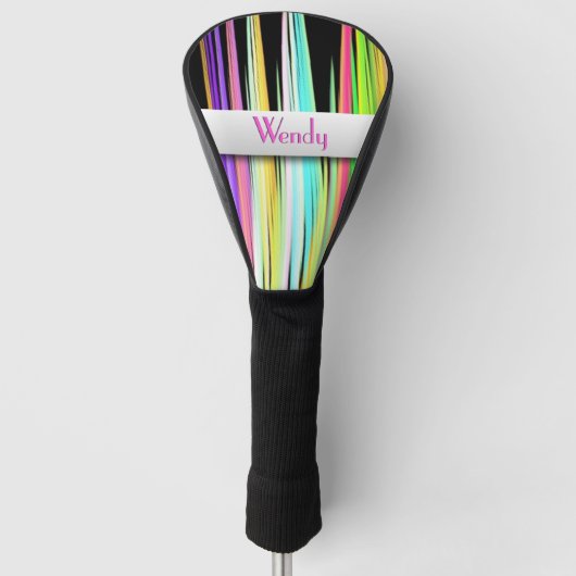 Pop Art Colorful Scribble Golfheadcover (Voorkant)