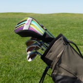 Pop Art Colorful Scribble Golfheadcover (Insitu)