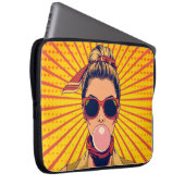  Pop Art Colorido  Arte Moderna Vibrante  Laptop Sleeve (Voorkant Rechts)