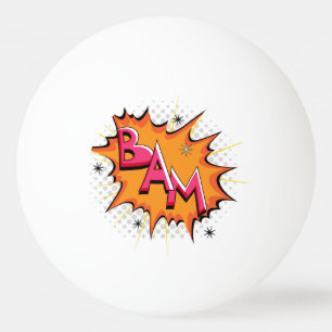Pop Art Comic Bam! Pingpongbal