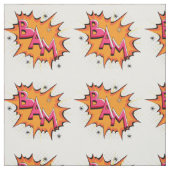 Pop Art Comic Bam! Stof (Swatch)
