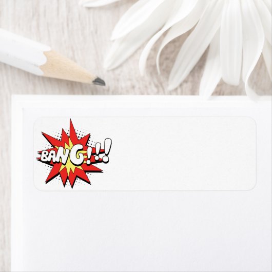 Pop Art Comic Bang! Etiket (Insitu)