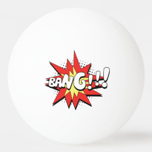 Pop Art Comic Bang! Pingpongbal