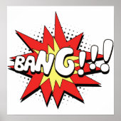Pop Art Comic Bang! Poster (Voorkant)