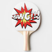 Pop Art Comic Bang! Tafeltennisbatje (Voorkant)