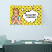 Pop Art Comic Birthday Party Spandoek (Beurs)