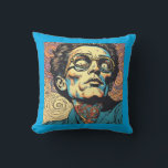Pop Art Comic Book Character Psychedelic Pillow Kussen<br><div class="desc">Elevate Your Home Decor Accent your living space with our Customizable Square Soft Throw Pillow. Measuring 16" x 16", this Personalized Heavyweight Polyester Couch Cushion is designed to make you the envy of the neighborhood. Crafted from High Quality Simplex Knit Fabric, these pillows offer a smooth, soft touch that remains...</div>