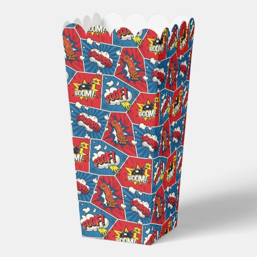 Pop Art Comic Book Panels Bedankdoosjes (Achterkant)