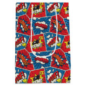 Pop Art Comic Book Panels Medium Cadeauzakje (Achterkant)