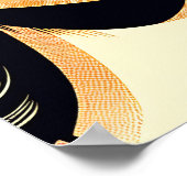 Pop Art Comic Book Vrouw Drink Soda Poster (Hoek)