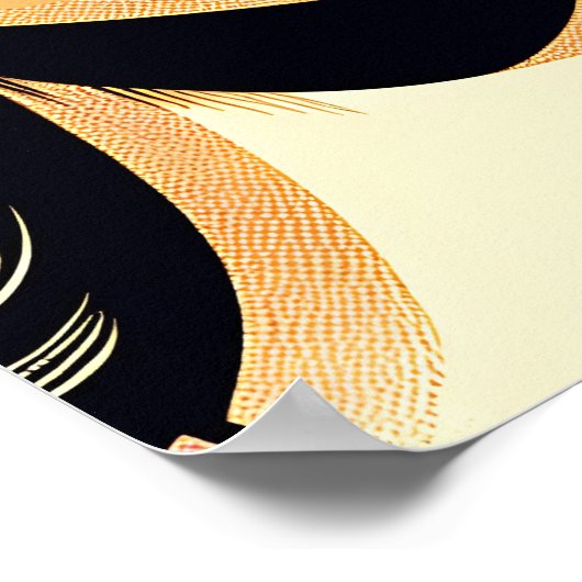 Pop Art Comic Book  Vrouw Drink Soda Poster (Hoek)