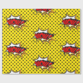 Pop Art Comic Cadeaupapier (Vlak)