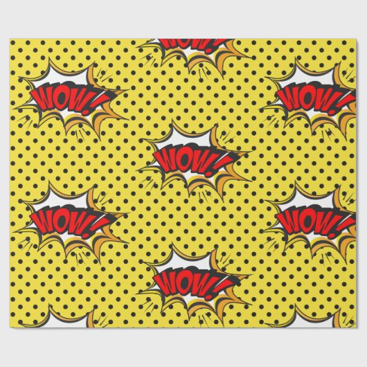 Pop Art Comic Cadeaupapier (Vlak)