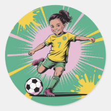 Pop Art Comic Girls Voetbal Verjaardagsfeest