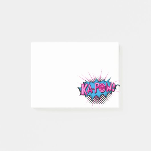 Pop Art Comic Ka-Pow! Post-it® Notes (Voorkant)