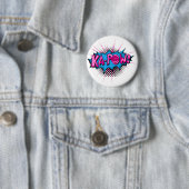 Pop Art Comic Ka-Pow! Ronde Button 5,7 Cm (In situ)