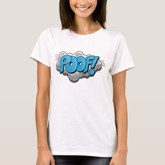 Pop Art Comic Poof! T-shirt (Voorkant)