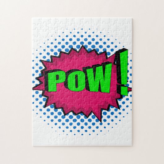 Pop Art Comic Pow! Legpuzzel (Verticaal)