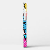 Pop Art Comic: Retro Naadloos Patroon Case-Mate iPhone Case (Achterkant / Links)