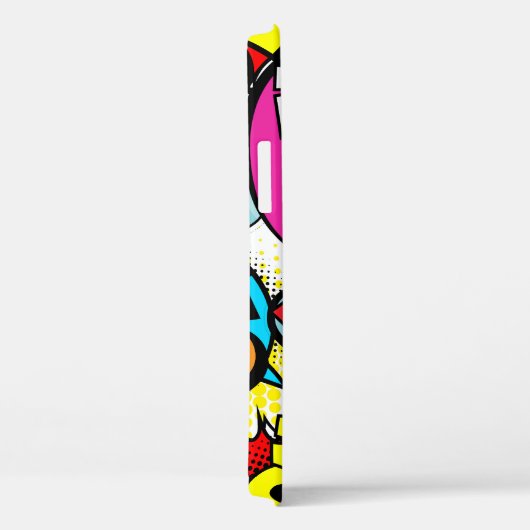 Pop Art Comic: Retro Naadloos Patroon Case-Mate iPhone Case (Achterkant / Rechts)