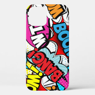 Pop Art Comic: Retro Naadloos Patroon Case-Mate iPhone Case