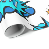 Pop Art Comic Style Boom Boom Boom! Cadeaupapier (Rol Hoek)